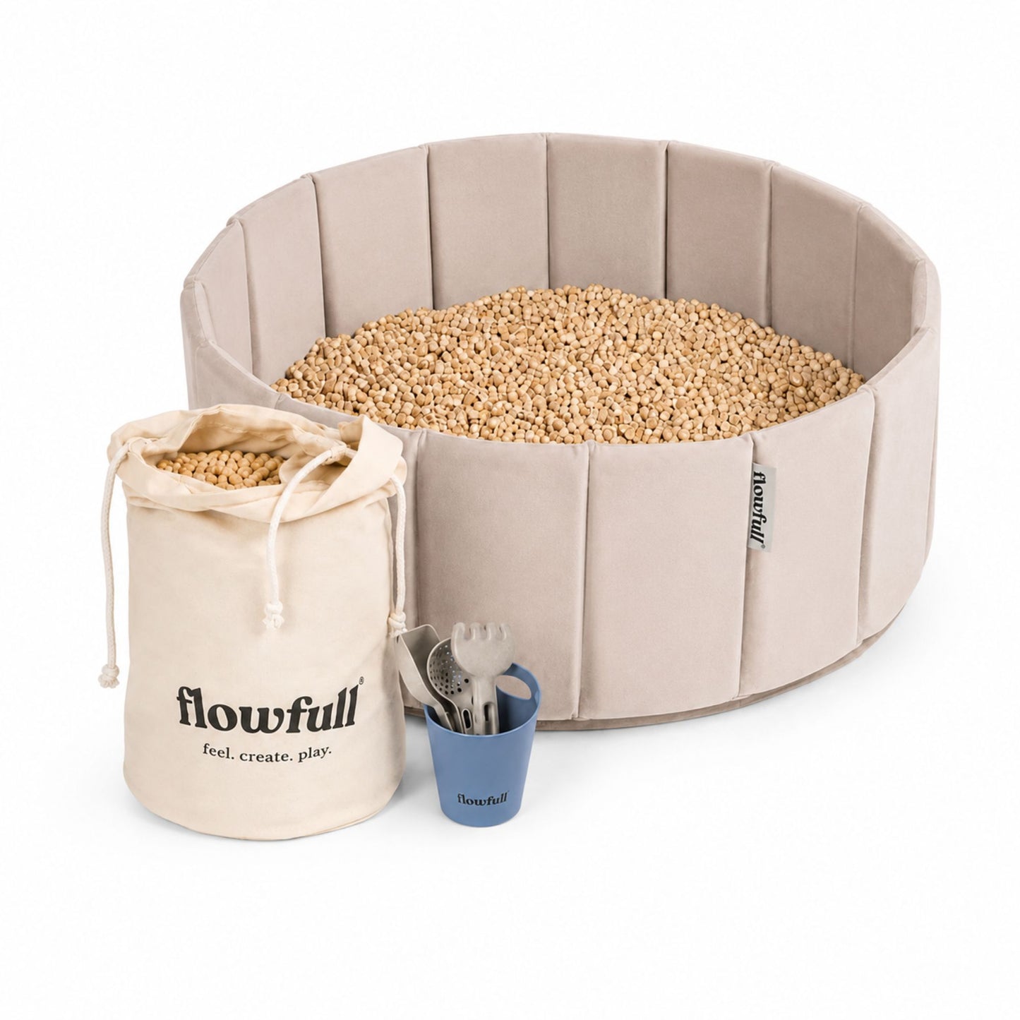 Flowfull® Sensorik-Würfelbecken - Komplettset