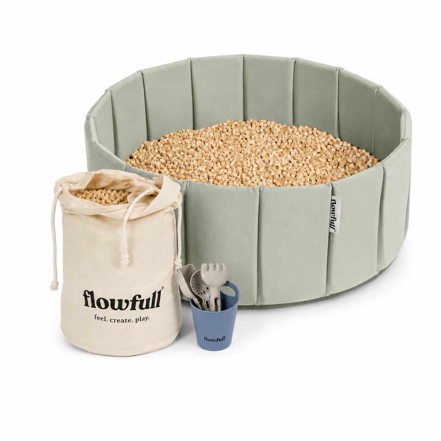 Flowfull® Sensorik-Würfelbecken - Komplettset