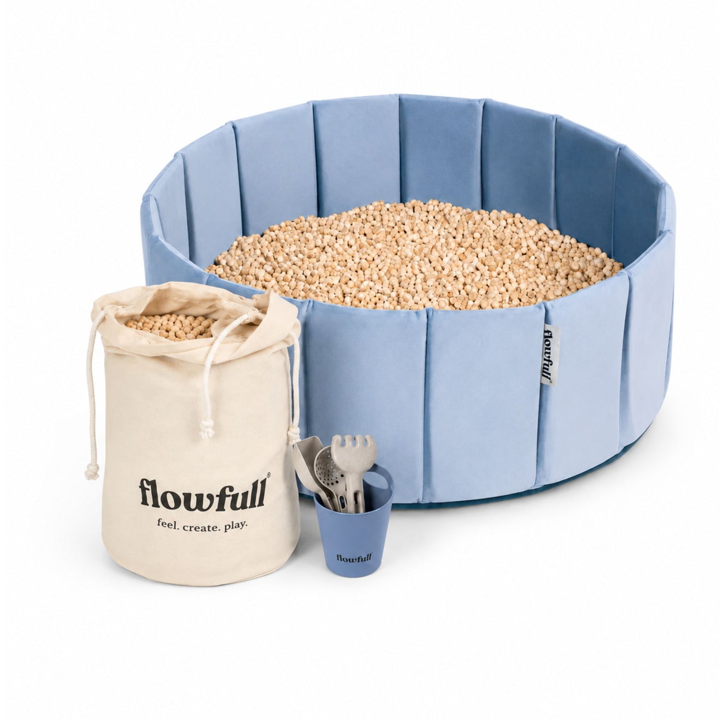Flowfull® Sensorik-Würfelbecken - Komplettset