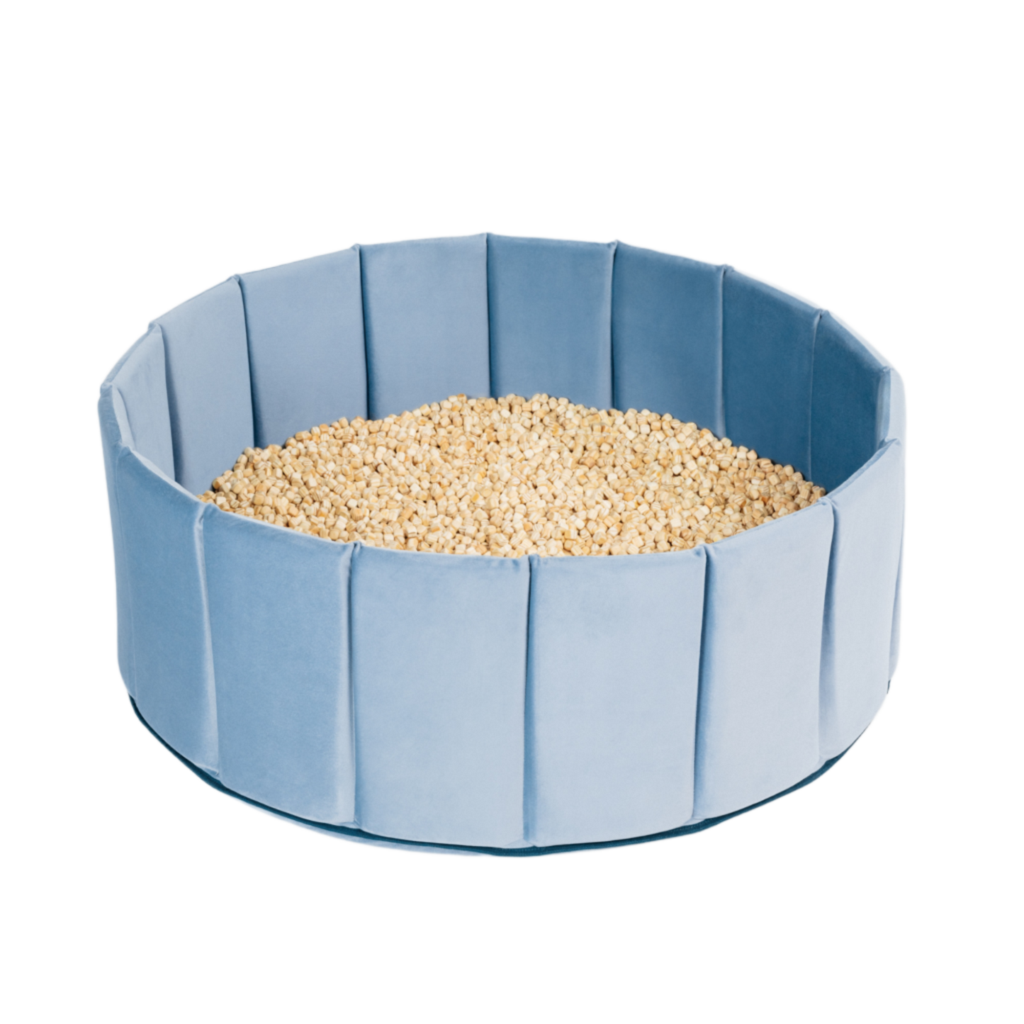 SET Indoor Würfel-Sandkasten (Becken + Holzwürfel)