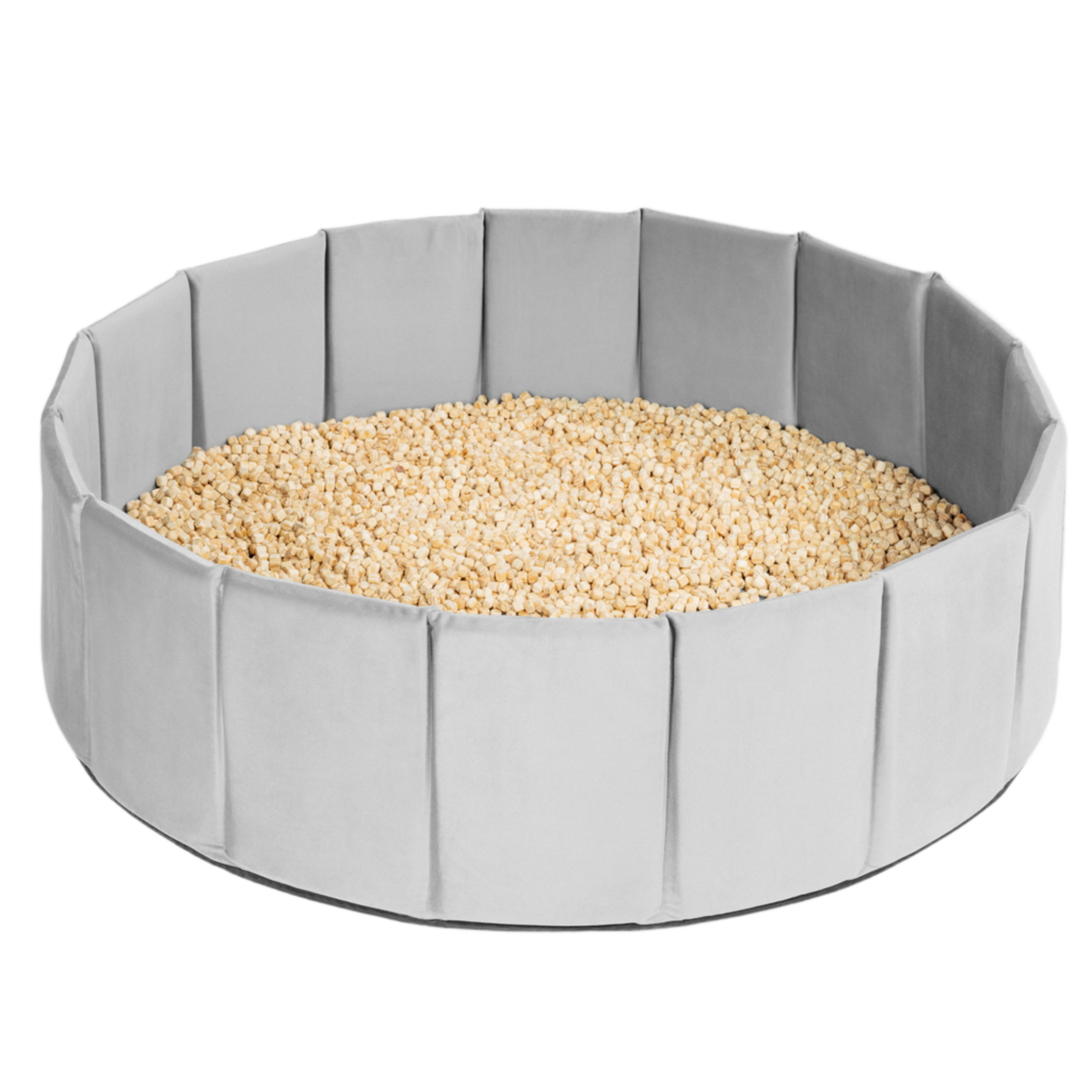 SET Indoor Würfel-Sandkasten (Becken + Holzwürfel)