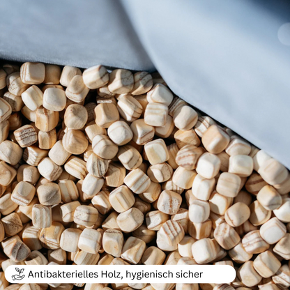 SET Indoor Würfel-Sandkasten (Becken + Holzwürfel)