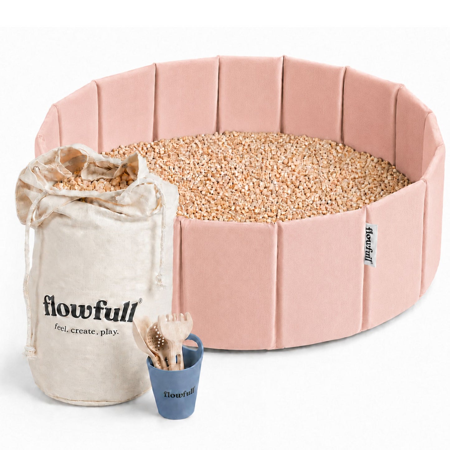 Flowfull® Sensorik-Würfelbecken - Komplettset