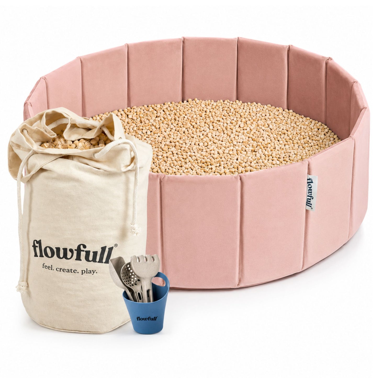 Flowfull® Sensorik-Würfelbecken - Komplettset