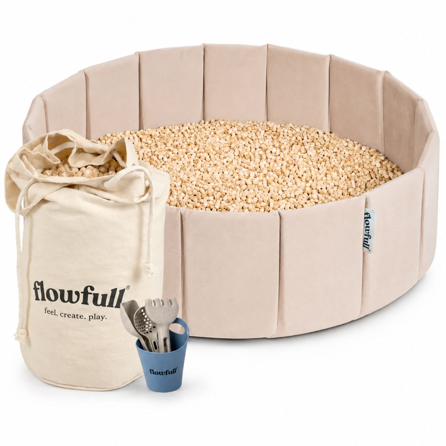 Flowfull® Sensorik-Würfelbecken - Komplettset