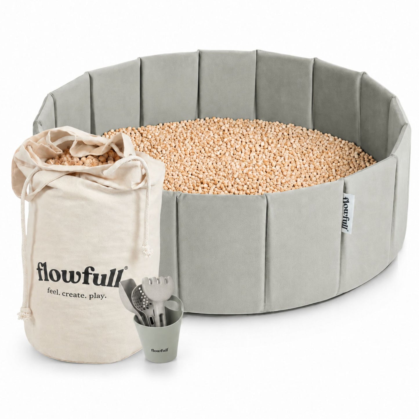 Flowfull® Sensorik-Würfelbecken - Komplettset
