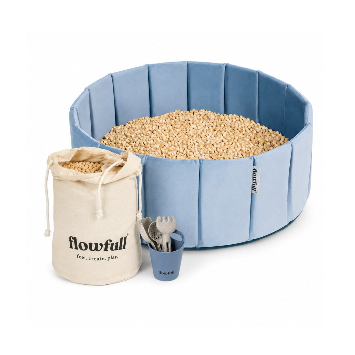 Flowfull® Sensorik-Würfelbecken - Komplettset