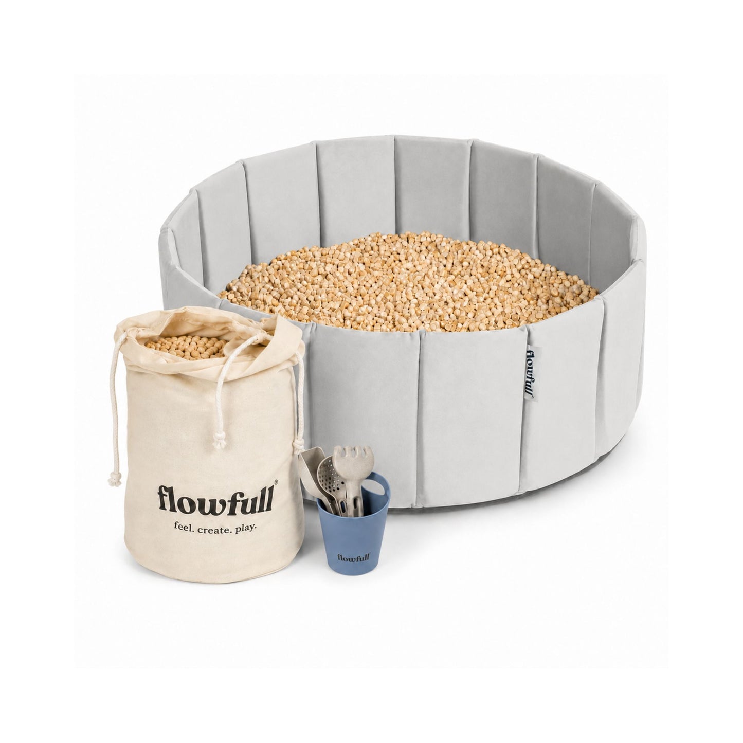 Flowfull® Sensorik-Würfelbecken - Komplettset