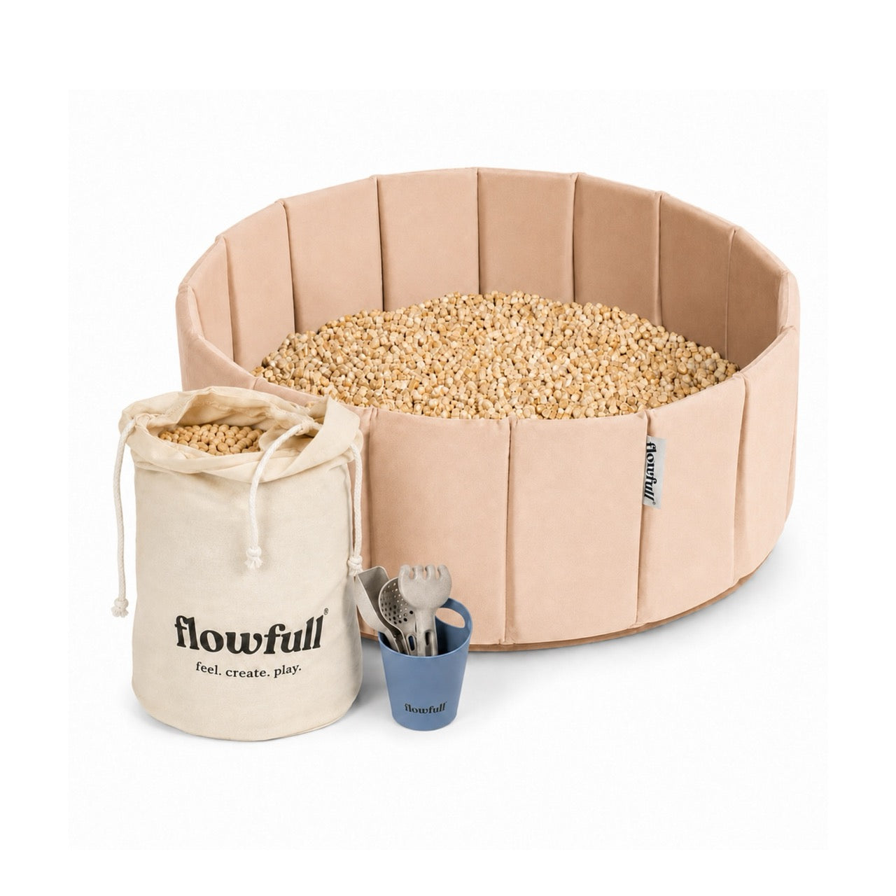 Flowfull® Sensorik-Würfelbecken - Komplettset