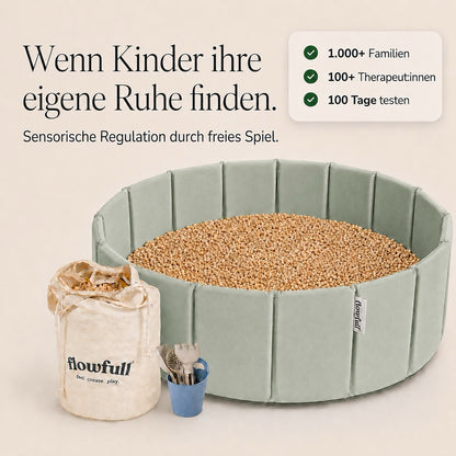 Flowfull® Sensorik-Würfelbecken - Komplettset